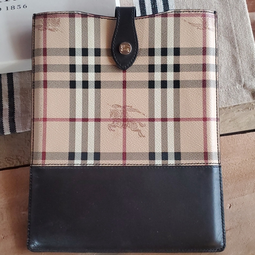Authentic Vintage Burberry iPad cover
